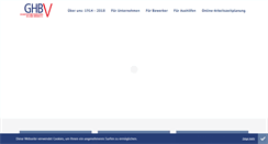 Desktop Screenshot of ghbv.de